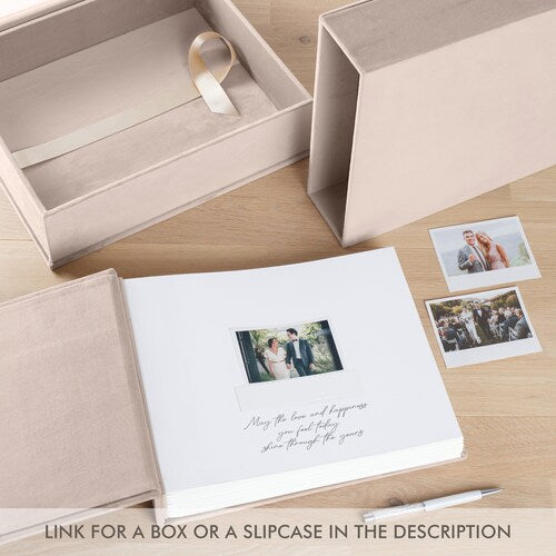 Personalized Instax Wedding Guest Book & Photo Album