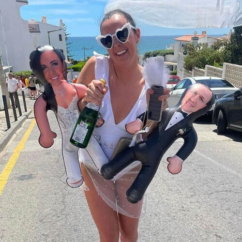 Custom Groom Blow-Up Doll – Wedding Party Fun