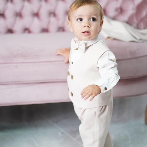 Iacob 5-Piece Baby Suit Set – First Suit for Wedding