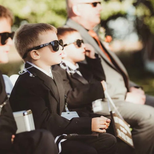 Kids Ring Security Personalized Sunglasses – Custom Wedding Party Glasses