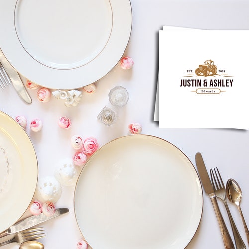 Custom Printed 3-Ply Premium Cocktail Napkins