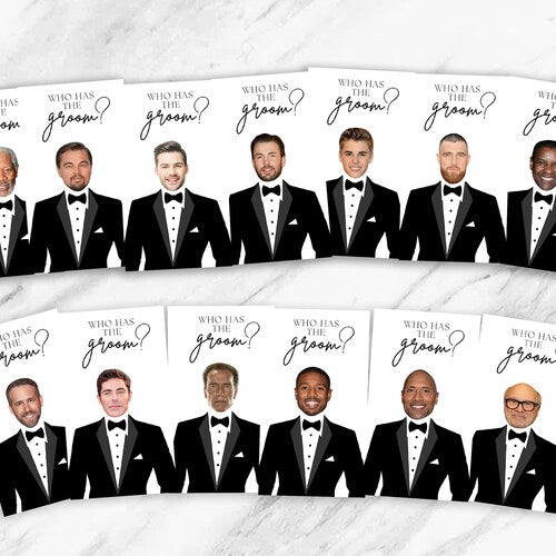 Personalized Groom Scratch Off Game