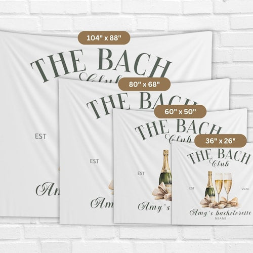 A Toast to Forever Custom Bachelorette Party Banner