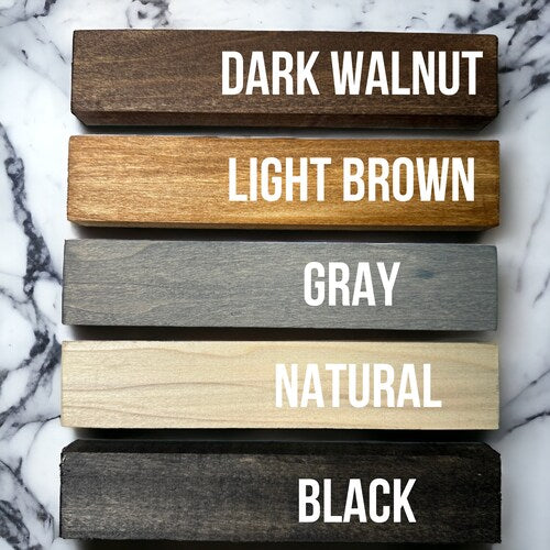 Personalized Last Name Wood Sign with Established Date