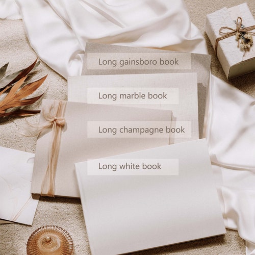 Custom Wedding Guest Book – Personalized Keepsake for Photos and Messages