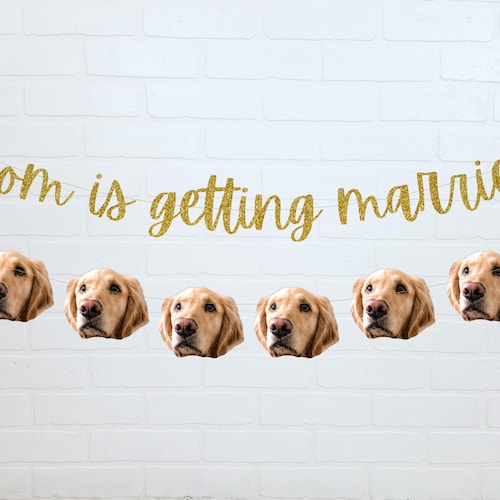 Custom Dog Garland and Banner Duo for Bachelorette Parties