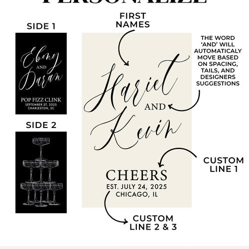 Personalized Matchboxes (Set of 50) – Wedding and Party Favors