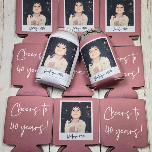 Custom Can Coolers | Vintage 1985 Photo & Text