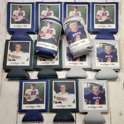 Custom Can Coolers | Vintage 1985 Photo & Text