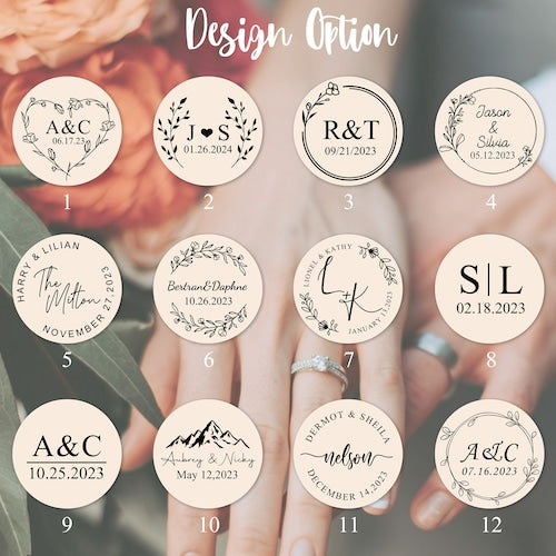 Personalized Wooden Ring Box – Custom Double Ring Box for Weddings & Engagements