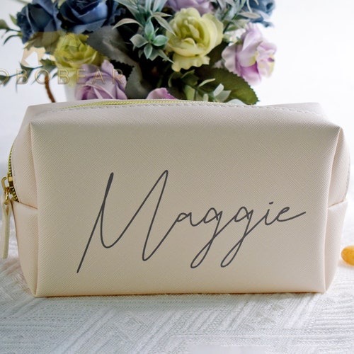 Personalized Bridesmaid Cosmetic Bag