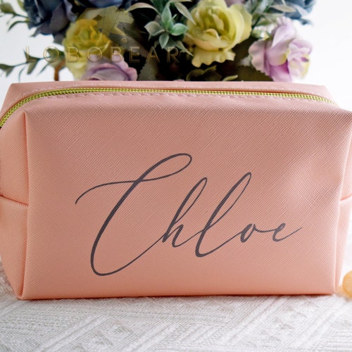 Personalized Bridesmaid Cosmetic Bag
