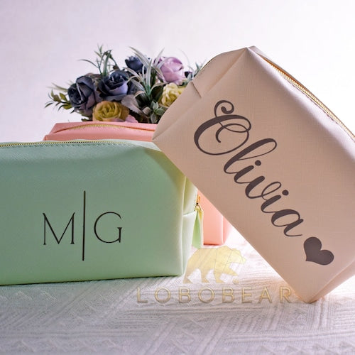 Personalized Bridesmaid Cosmetic Bag