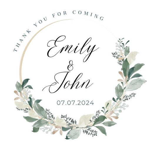Personalized Soy Candle Wedding Favors – Set of 10 Tins