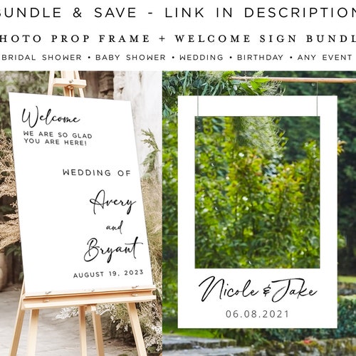 Custom Selfie Photo Prop Frame – Ready-to-Use for Any Occasion