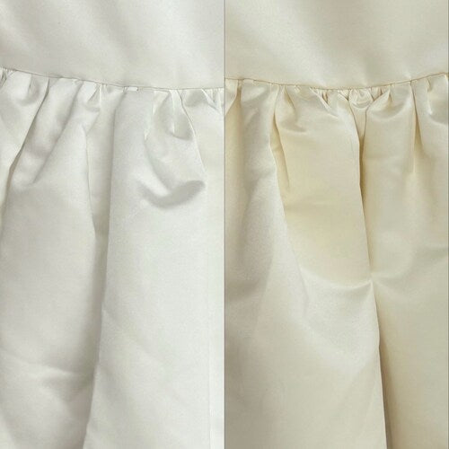 White Satin Flower Girl Dress with Big Bow