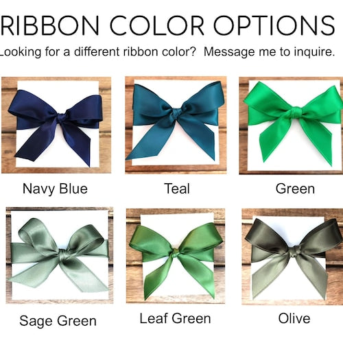 Personalized Bridesmaid Gift Box with Ribbon – 8x8x4