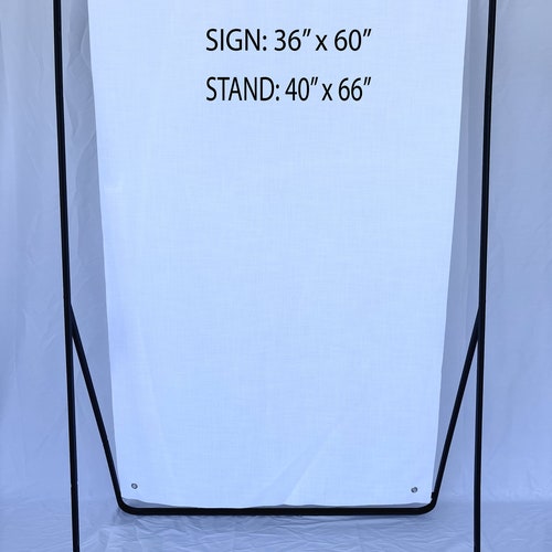 Custom Fabric Wedding Welcome Sign