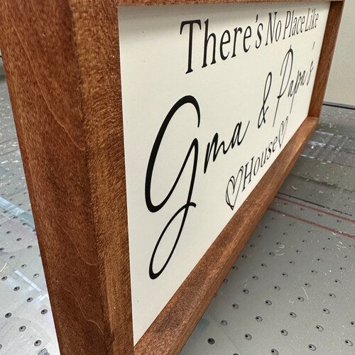 Personalized Last Name Wood Sign with Established Date