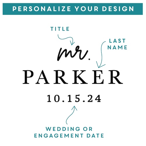 Mr. & Mrs. Toasting Glasses with Wooden Gift Box – Personalized Champagne Flutes