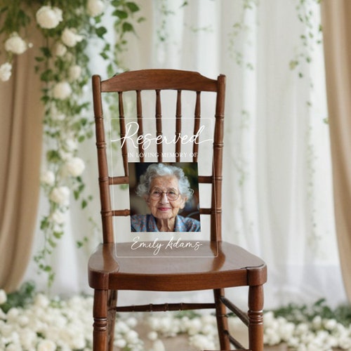 Personalized Memorial Wedding Sign