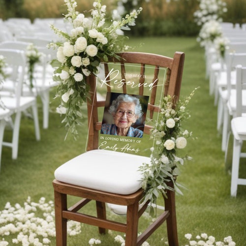 Personalized Memorial Wedding Sign