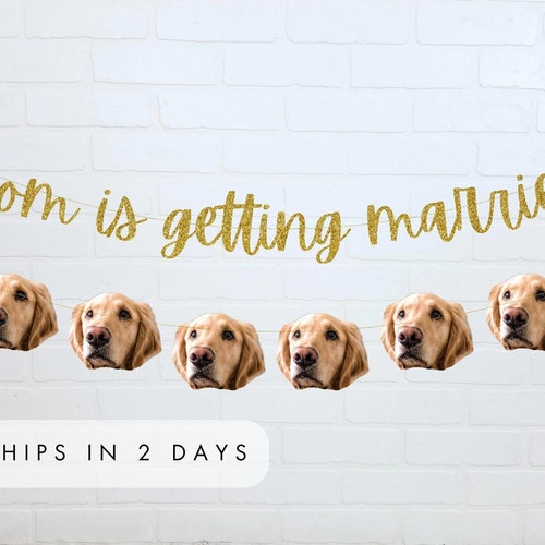 Custom Dog Garland and Banner Duo for Bachelorette Parties