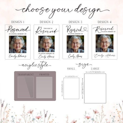 Personalized Memorial Wedding Sign