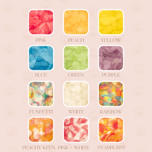 Biodegradable Circle Confetti for Weddings & Events