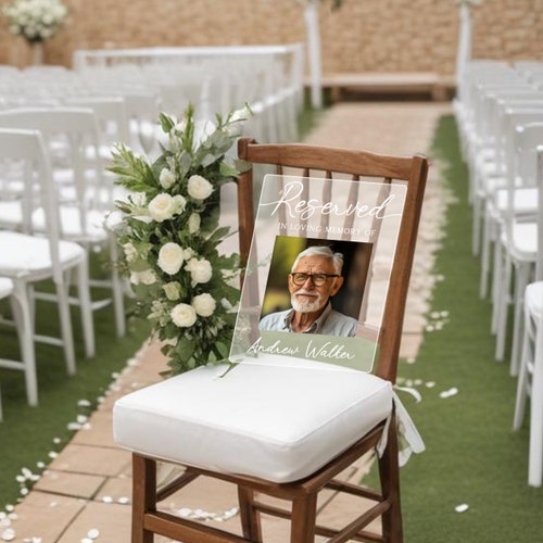 Personalized Memorial Wedding Sign