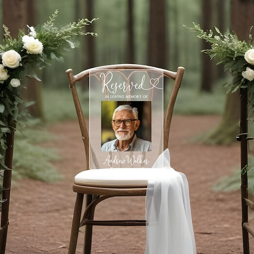 Personalized Memorial Wedding Sign