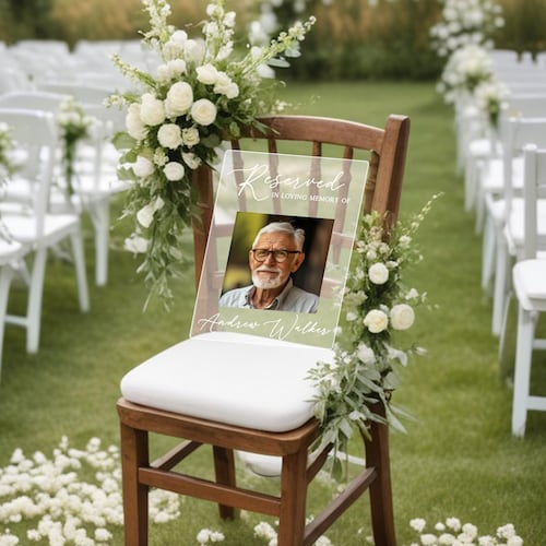 Personalized Memorial Wedding Sign