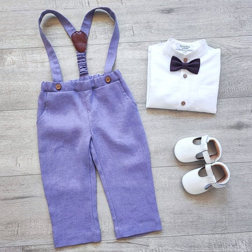 Sage Green Ring Bearer Boy Suit Set