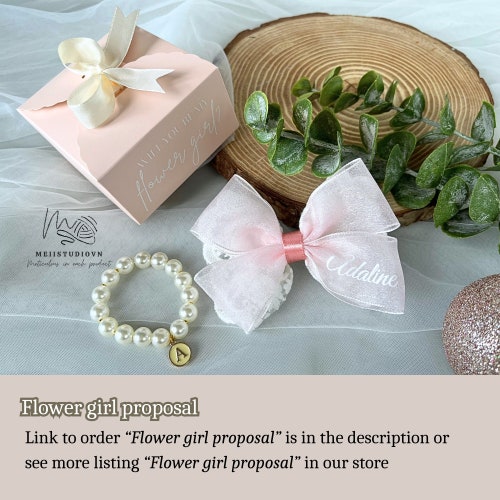 Rustic Boho Crochet Flower Girl Basket