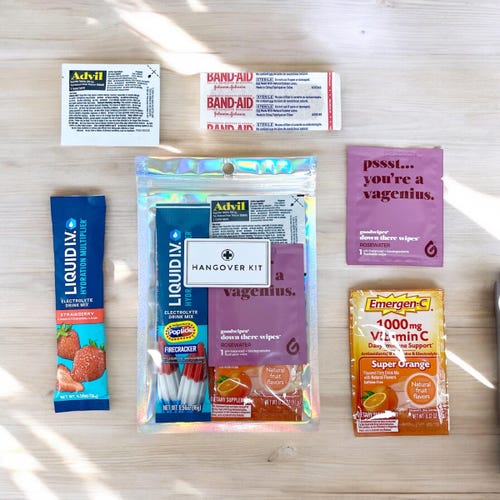 Hangover Kit | Self-Care & Recovery Kit for Bachelorette Parties, Weddings, and Corporate Events