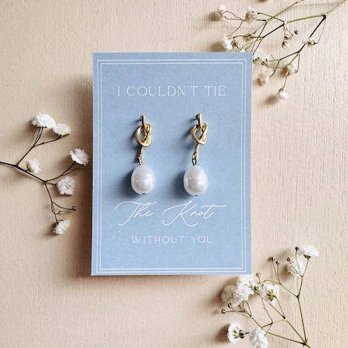 Tie the Knot Bridesmaid Earrings
