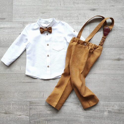 Sage Green Ring Bearer Boy Suit Set