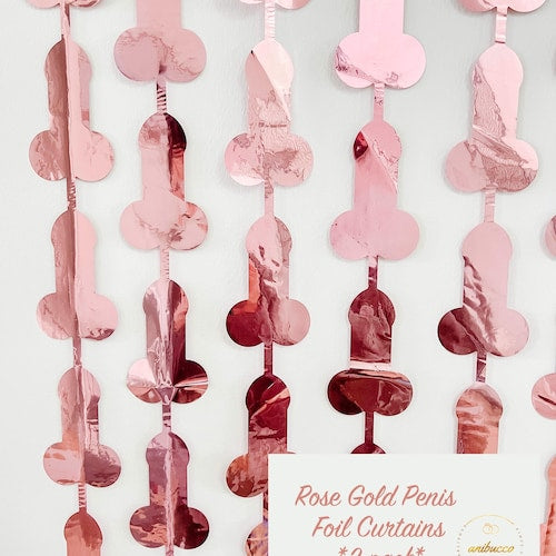 Rose Gold Bride Bachelorette Party Garland Set
