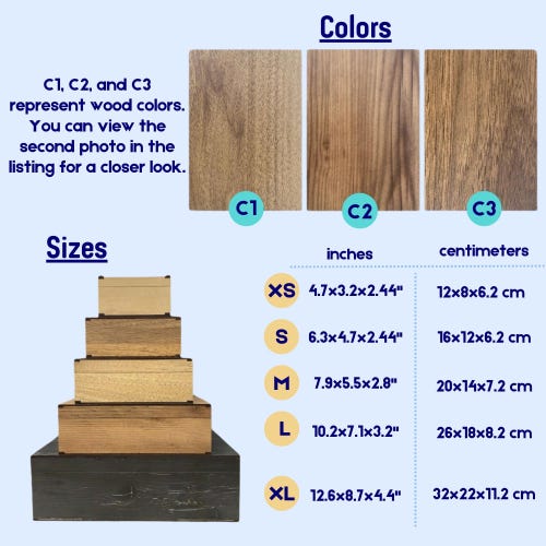 Personalized Wooden Gift Box – Romantic Keepsake for Him or Her