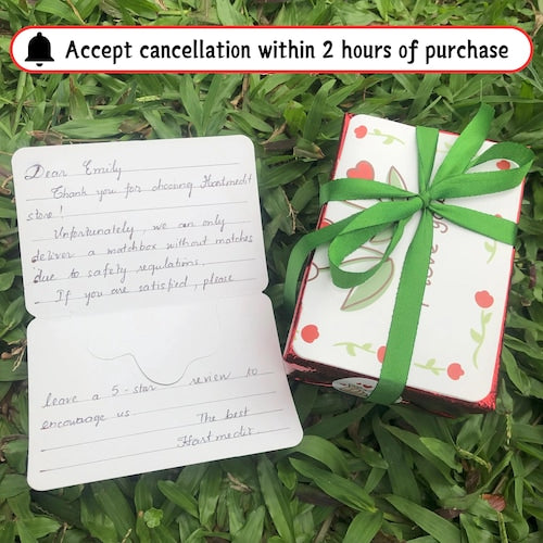 Custom Wooden Matchbox for Couples