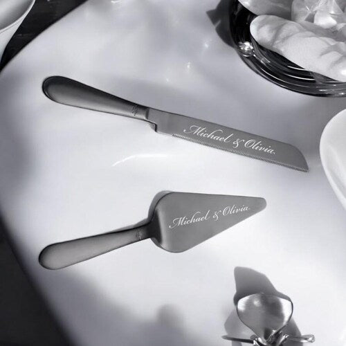 Personalized Wedding Cake Cutting Set