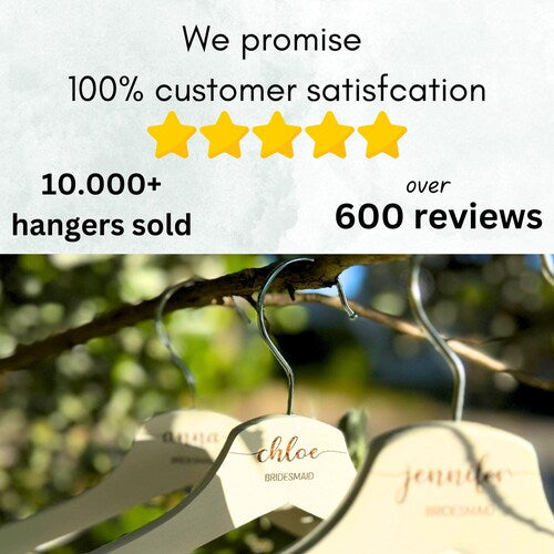 Personalized Bridesmaid Hangers