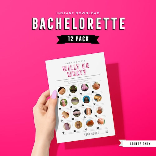 Ultimate Naughty Bachelorette Party Games Bundle – 12 Pack