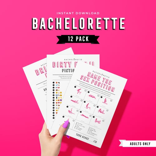 Ultimate Naughty Bachelorette Party Games Bundle – 12 Pack