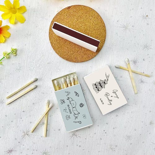 Custom Matchboxes - Personalized Wedding Souvenirs