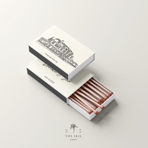 Personalized Wedding Matchboxes – Handmade Custom Favors