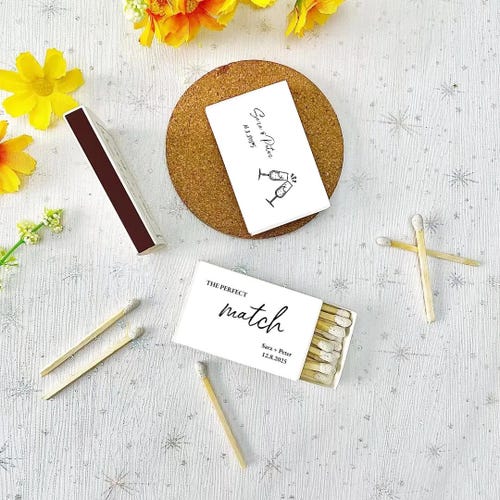 Custom Matchboxes - Personalized Wedding Souvenirs