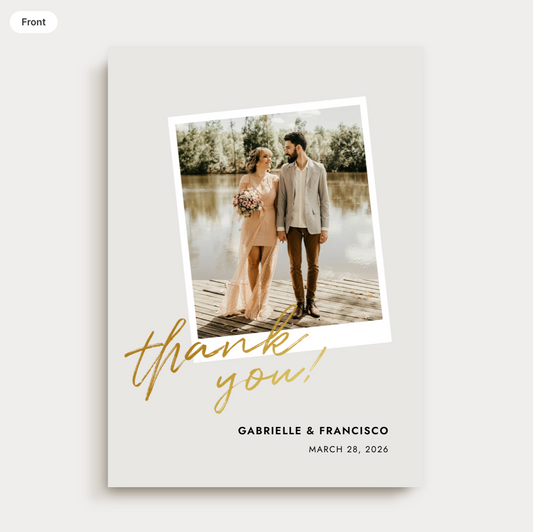 Picture Perfect Thank You Card