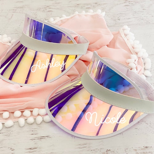 Retro Party Visors Bride & Babe Visors (Personalizable)