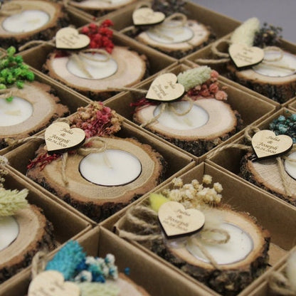 Personalized Rustic Wedding Favors